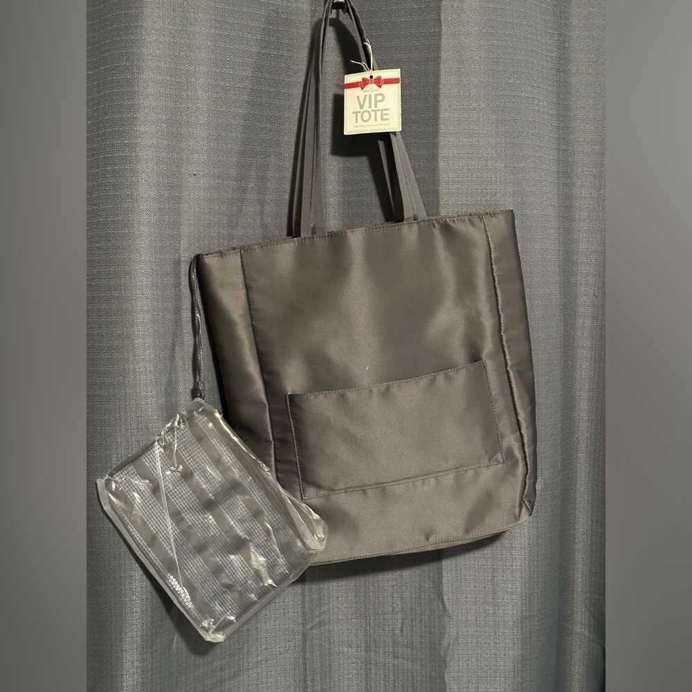 Bath and Body Works Tote Bag with Attached Sequin Pouch